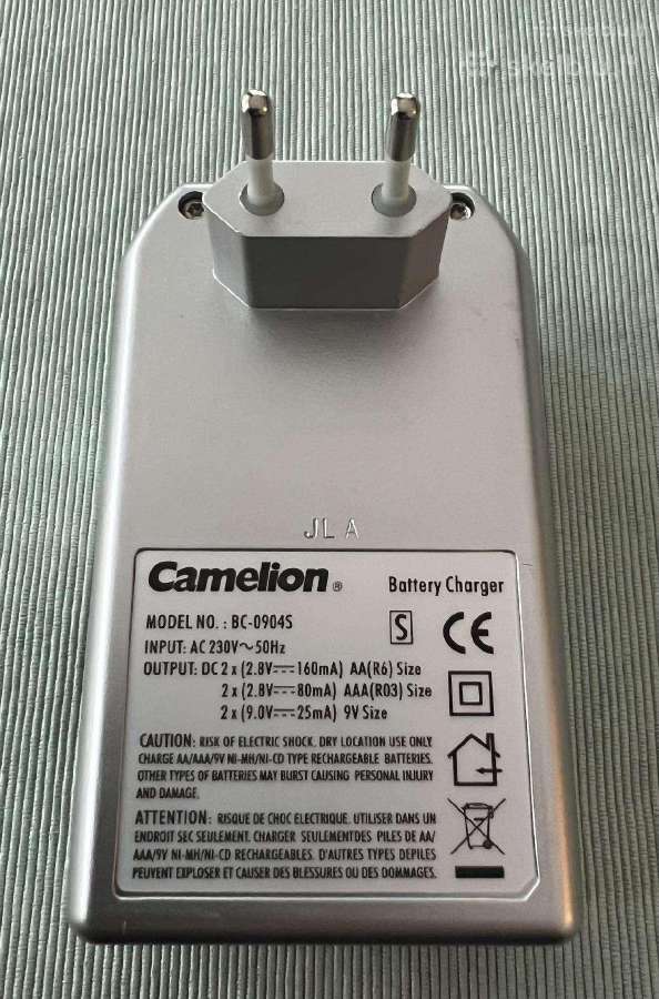 Batterijų Ni-mh/-CD aa/aa/9v įkroviklis Camelion - nuotraukos Nr. 3