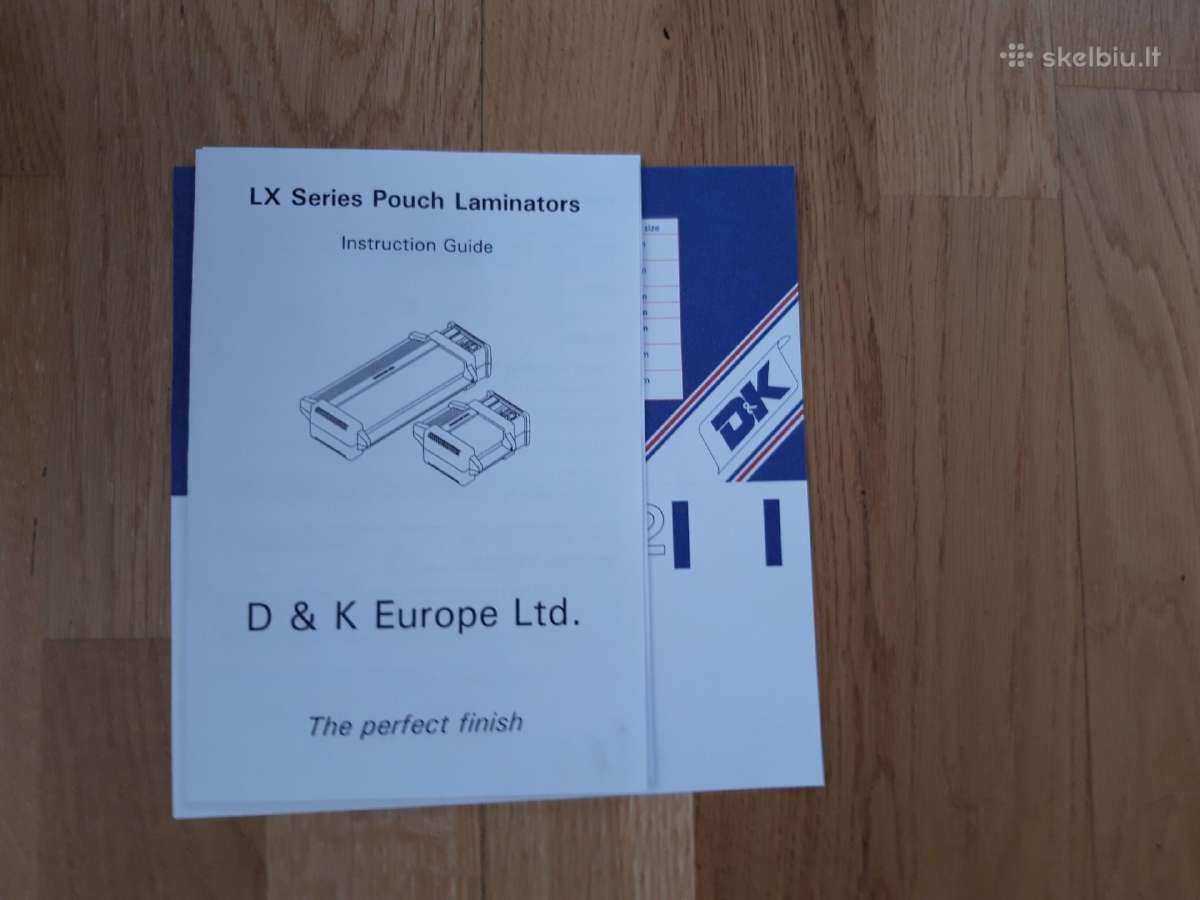D&k Lx4 Laminavimo aparatas - nuotraukos Nr. 5