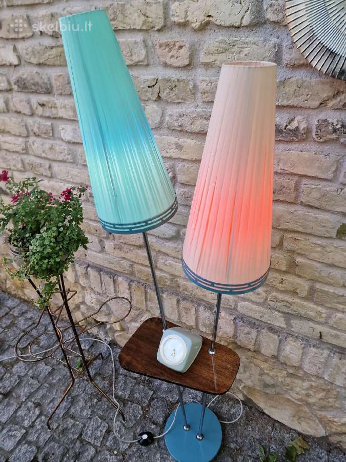 Vintažinis mid century dvigubas toršeras - nuotraukos Nr. 16