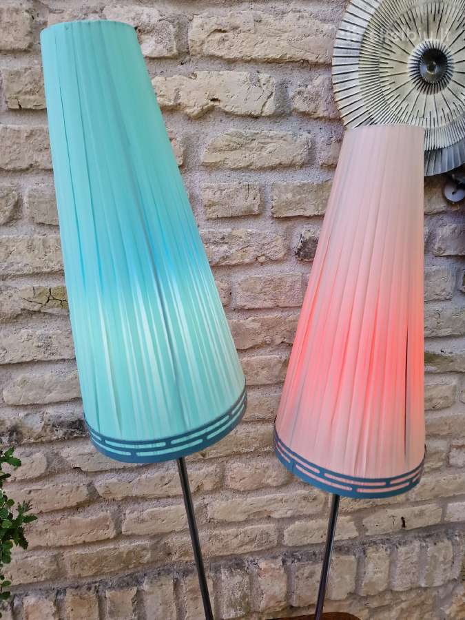 Vintažinis mid century dvigubas toršeras - nuotraukos Nr. 17