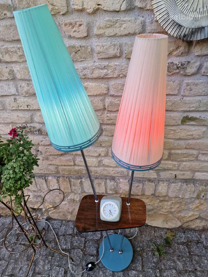Vintažinis mid century dvigubas toršeras - nuotraukos Nr. 26