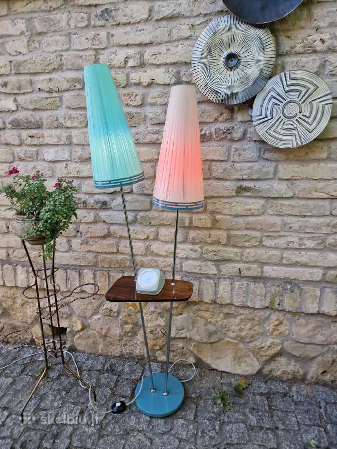 Vintažinis mid century dvigubas toršeras - nuotraukos Nr. 31