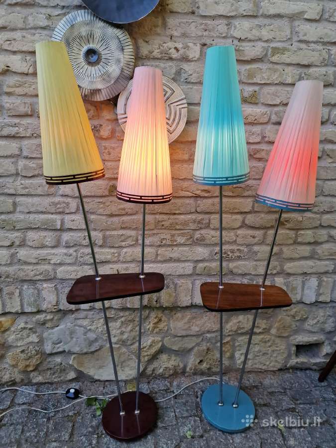 Vintažinis mid century dvigubas toršeras - nuotraukos Nr. 29