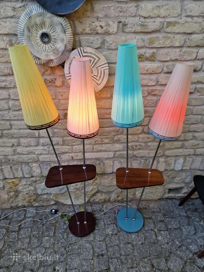 Vintažinis mid century dvigubas toršeras - nuotraukos Nr. 32