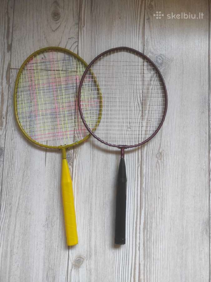 Badmintono raketės