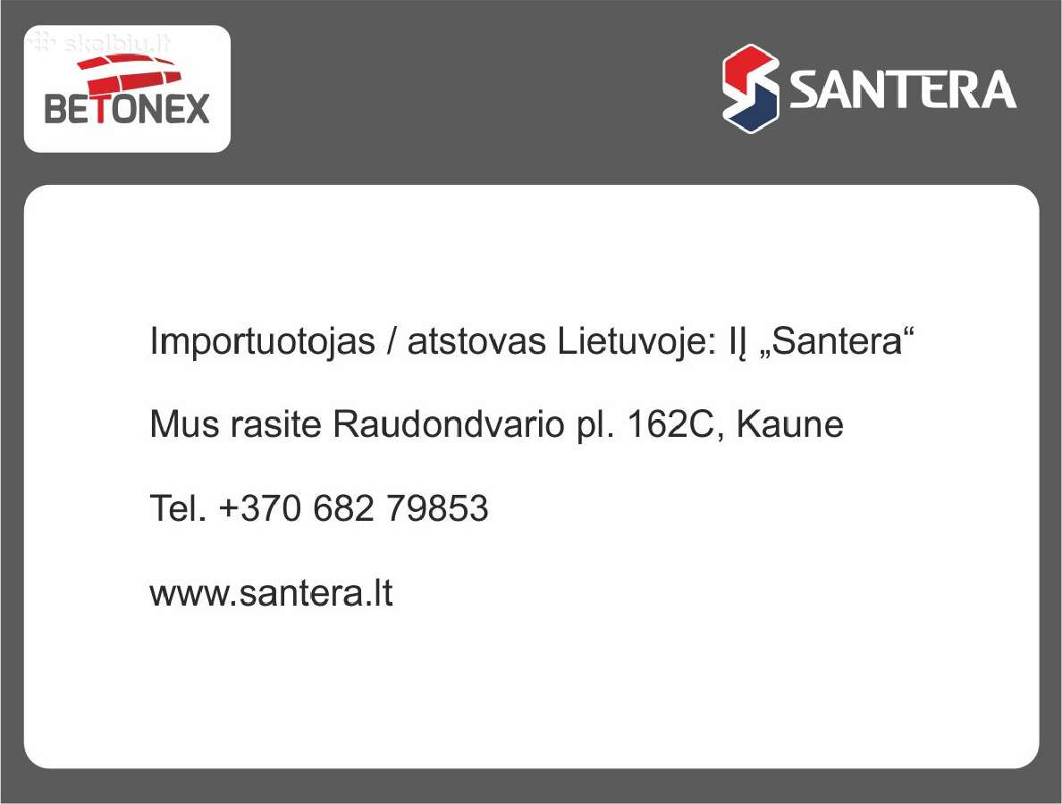 Klojiniai ir ventiliaciniai blokeliai Betonex - nuotraukos Nr. 4