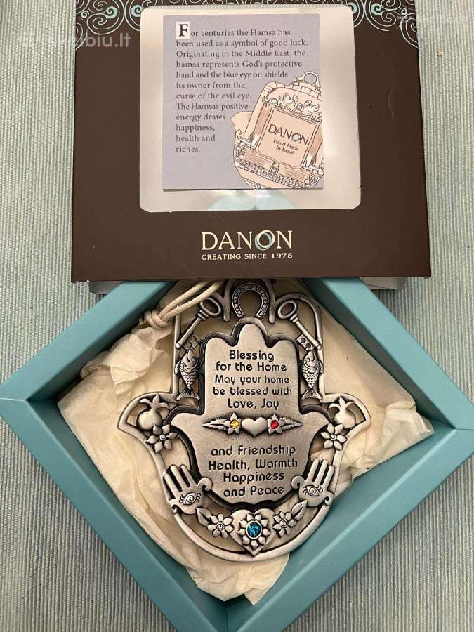 Hamsa - rankų darbo sėkmės simbolis iš Izraelio