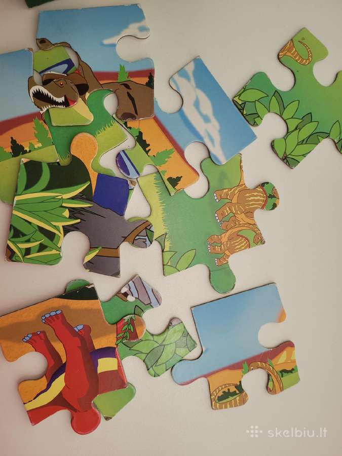 Dėlionė "Dinozaurai", 24 detalės - nuotraukos Nr. 2