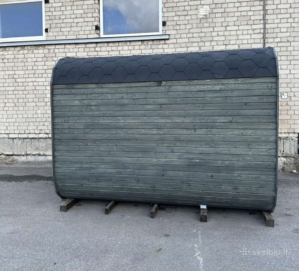 3m Cube pirtis su terasėle - termo mediena - nuotraukos Nr. 9
