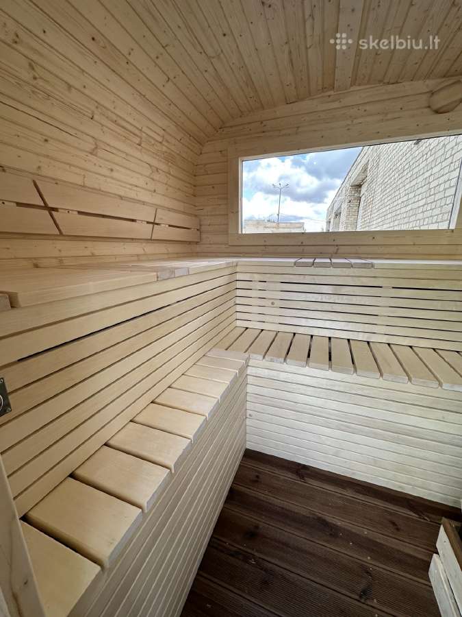 3m Cube pirtis su terasėle - termo mediena - nuotraukos Nr. 30