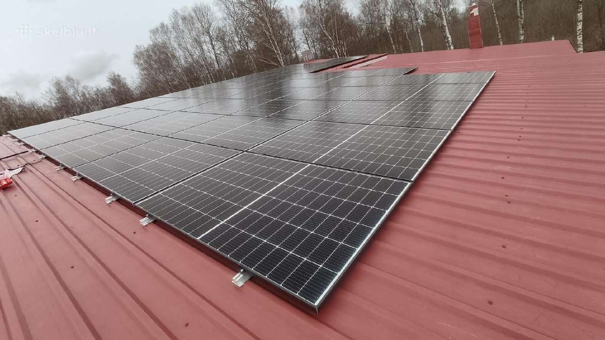 Saulės elektrinių montavimas, moduliai, įranga - nuotraukos Nr. 3