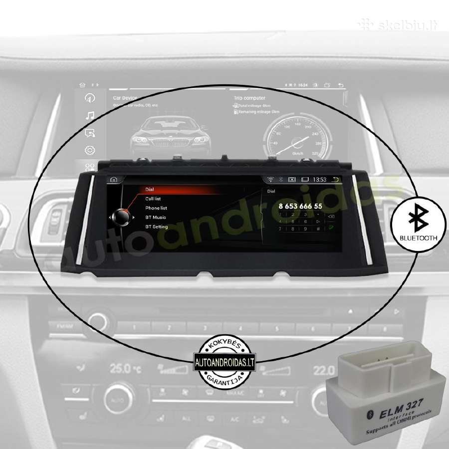 Bmw 7 F01 F02 2009-15 Android multimedia WiFi/GPS - nuotraukos Nr. 4