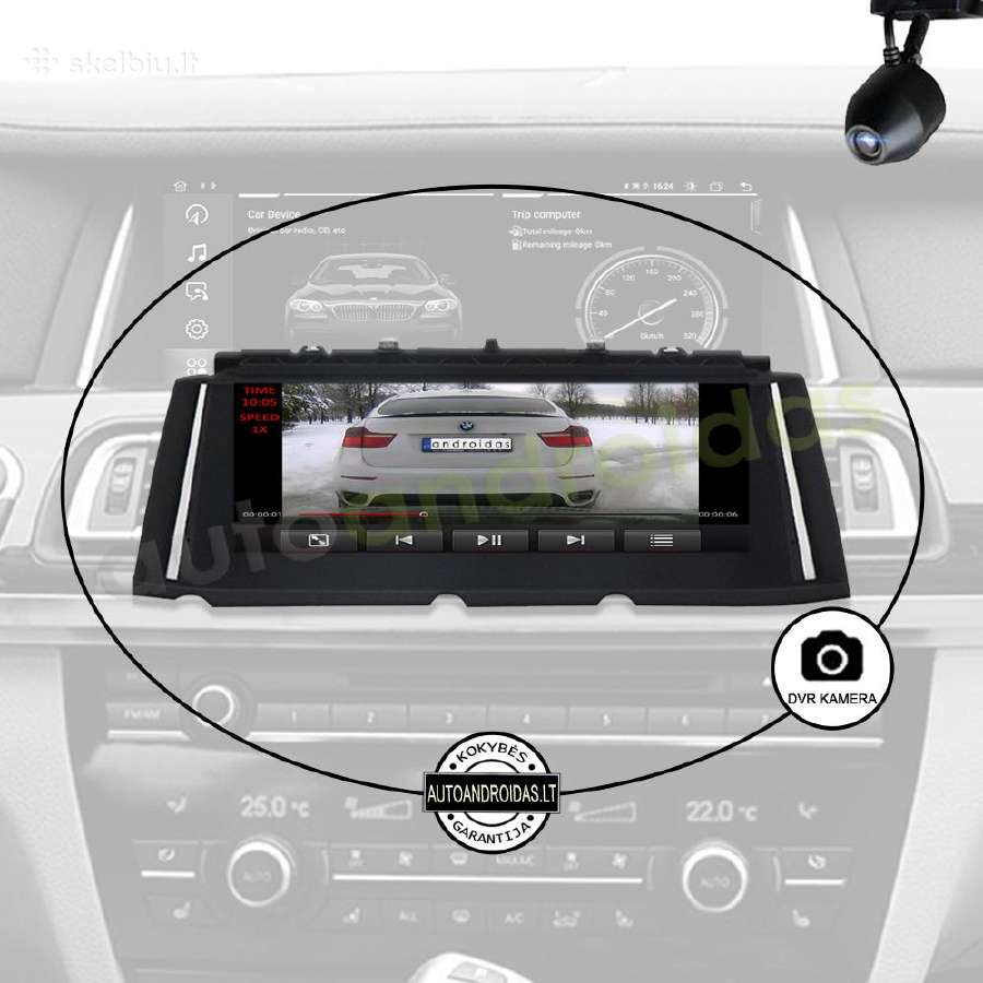 Bmw 7 F01 F02 2009-15 Android multimedia WiFi/GPS - nuotraukos Nr. 7