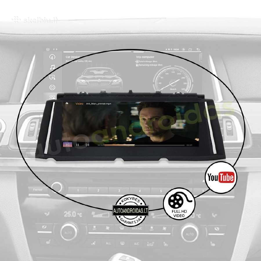 Bmw 7 F01 F02 2009-15 Android multimedia WiFi/GPS - nuotraukos Nr. 8