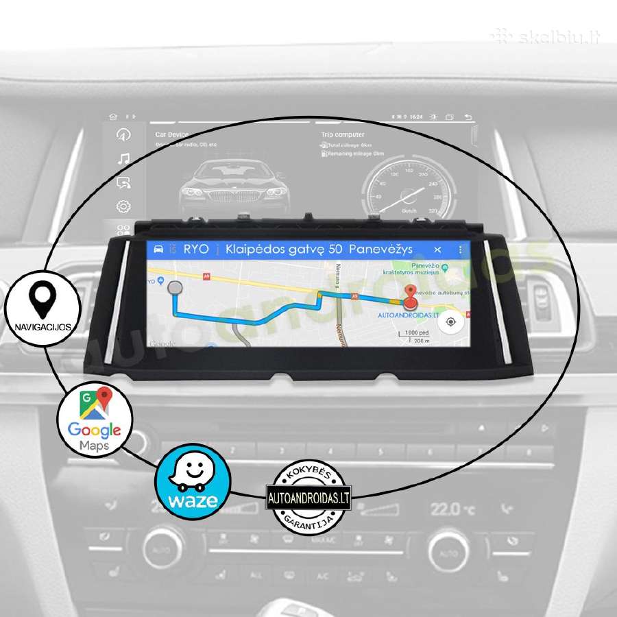 Bmw 7 F01 F02 2009-15 Android multimedia WiFi/GPS - nuotraukos Nr. 10