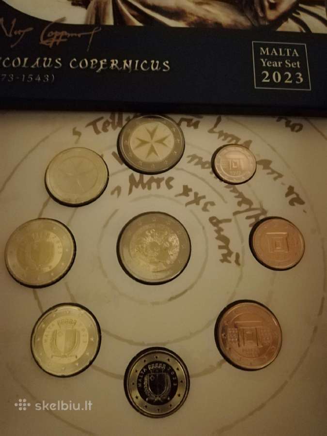 Malta 2023 rinkinys su 2€ moneta Kopernikui - nuotraukos Nr. 2