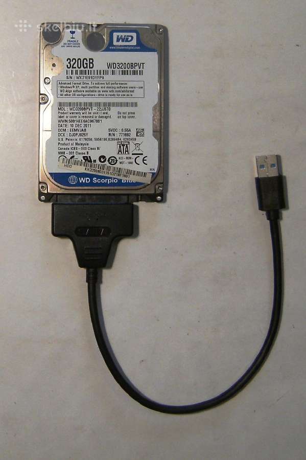 500 GB kietas diskas laptopo išorinis Usb 3.0 - nuotraukos Nr. 8