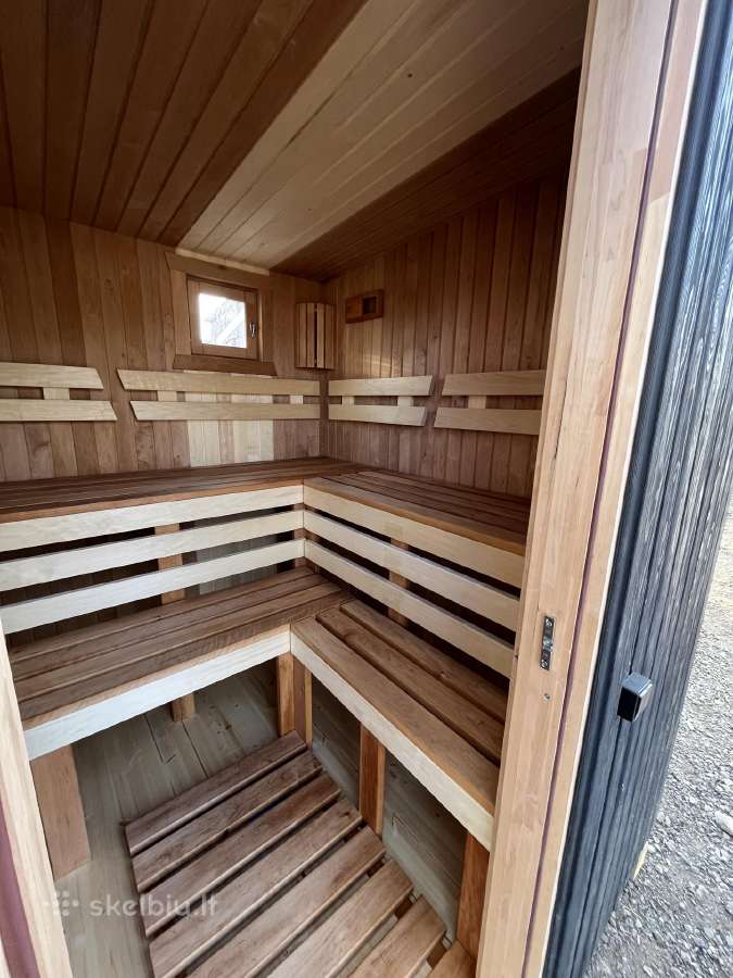 Pirtis sauna 2,5x2,10 su elektrine krosnele - nuotraukos Nr. 8