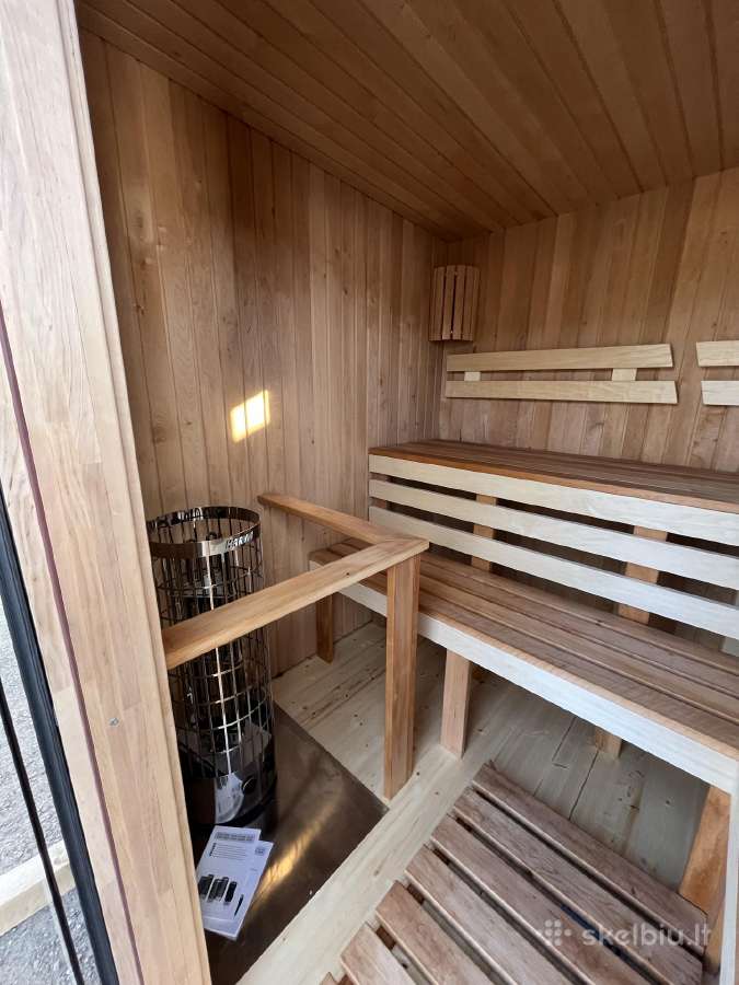 Pirtis sauna 2,5x2,10 su elektrine krosnele - nuotraukos Nr. 9