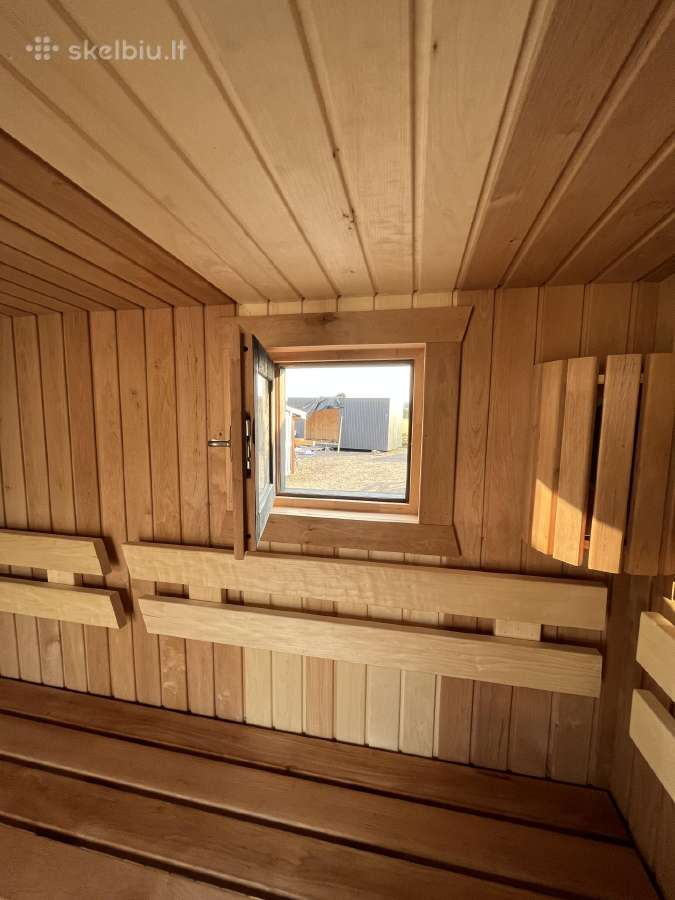 Pirtis sauna 2,5x2,10 su elektrine krosnele - nuotraukos Nr. 10