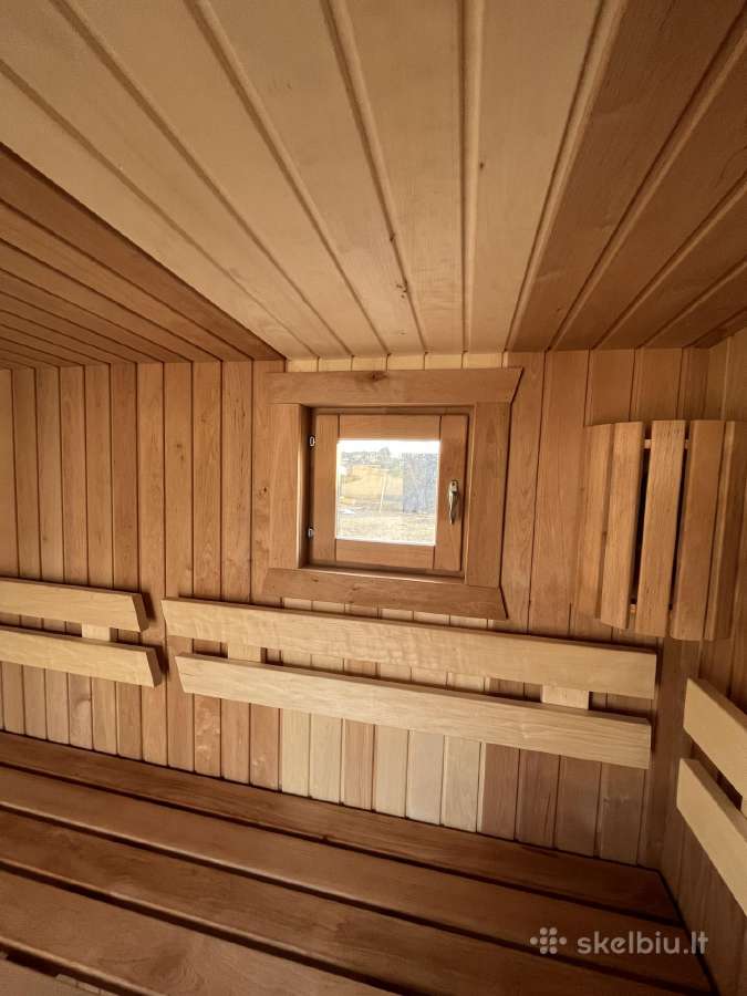 Pirtis sauna 2,5x2,10 su elektrine krosnele - nuotraukos Nr. 11