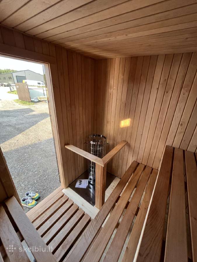 Pirtis sauna 2,5x2,10 su elektrine krosnele - nuotraukos Nr. 12