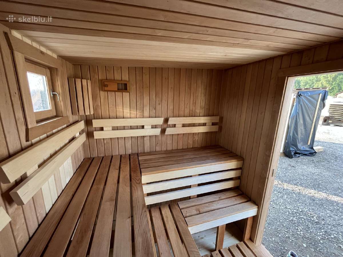 Pirtis sauna 2,5x2,10 su elektrine krosnele - nuotraukos Nr. 13