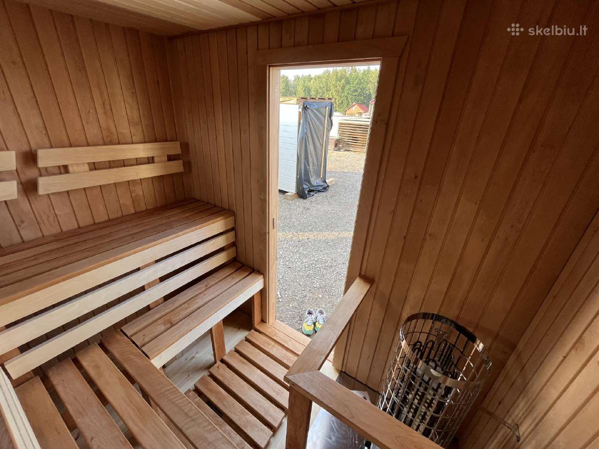 Pirtis sauna 2,5x2,10 su elektrine krosnele - nuotraukos Nr. 14