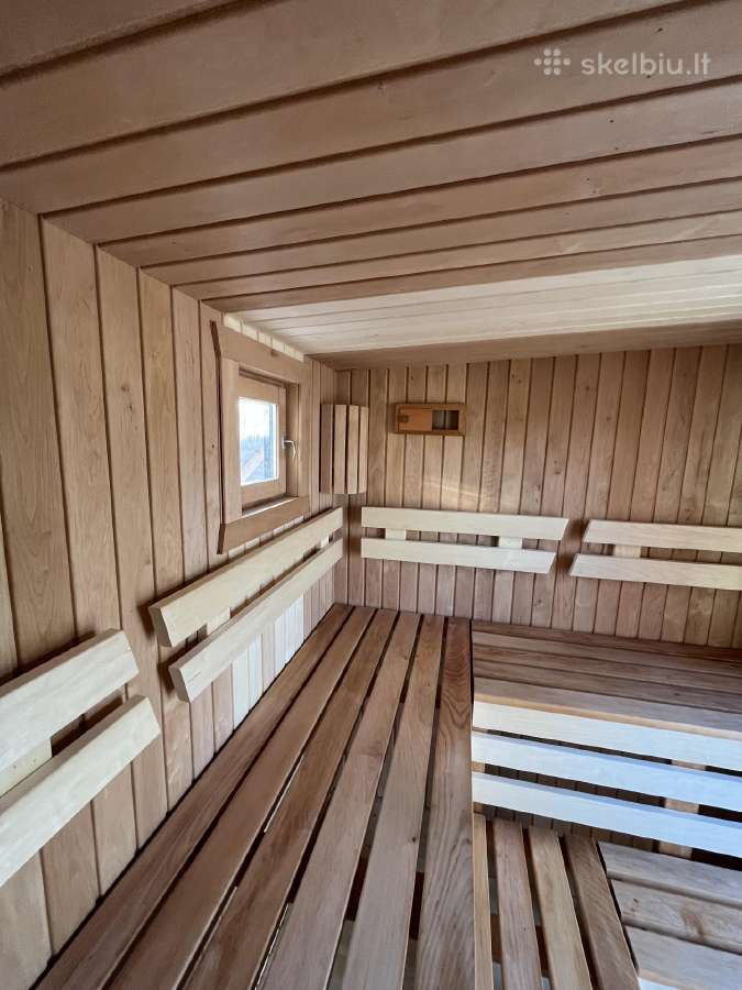 Pirtis sauna 2,5x2,10 su elektrine krosnele - nuotraukos Nr. 16