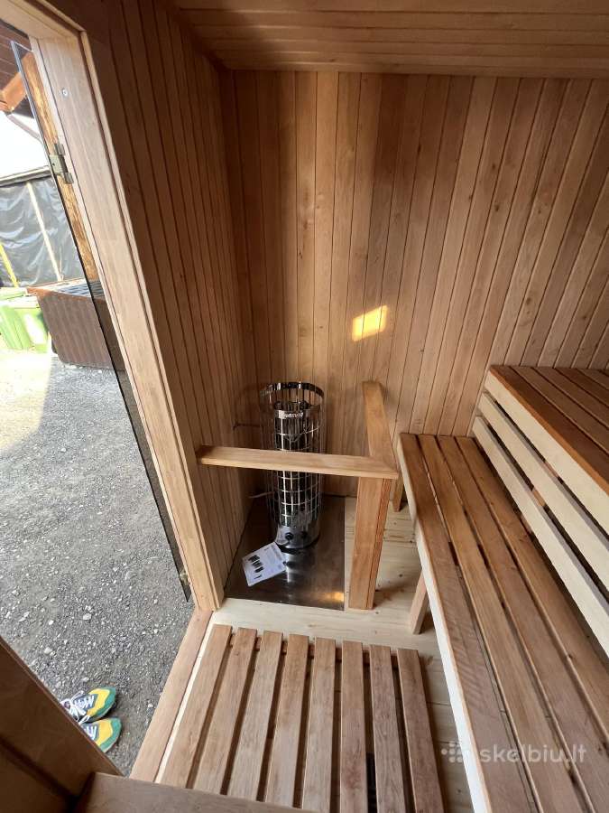 Pirtis sauna 2,5x2,10 su elektrine krosnele - nuotraukos Nr. 17