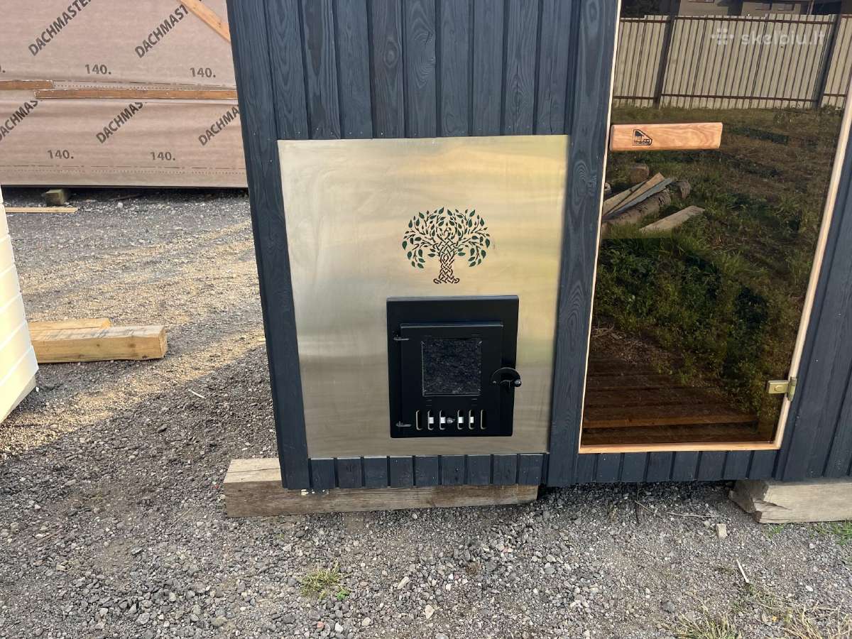 Pirtis sauna 2,5x2,10 su malkine krosnele - nuotraukos Nr. 3