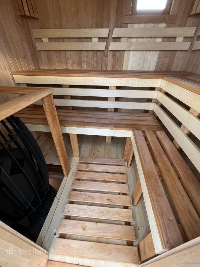 Pirtis sauna 2,5x2,10 su malkine krosnele - nuotraukos Nr. 8