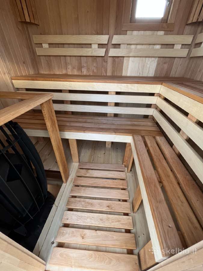 Pirtis sauna 2,5x2,10 su malkine krosnele - nuotraukos Nr. 9