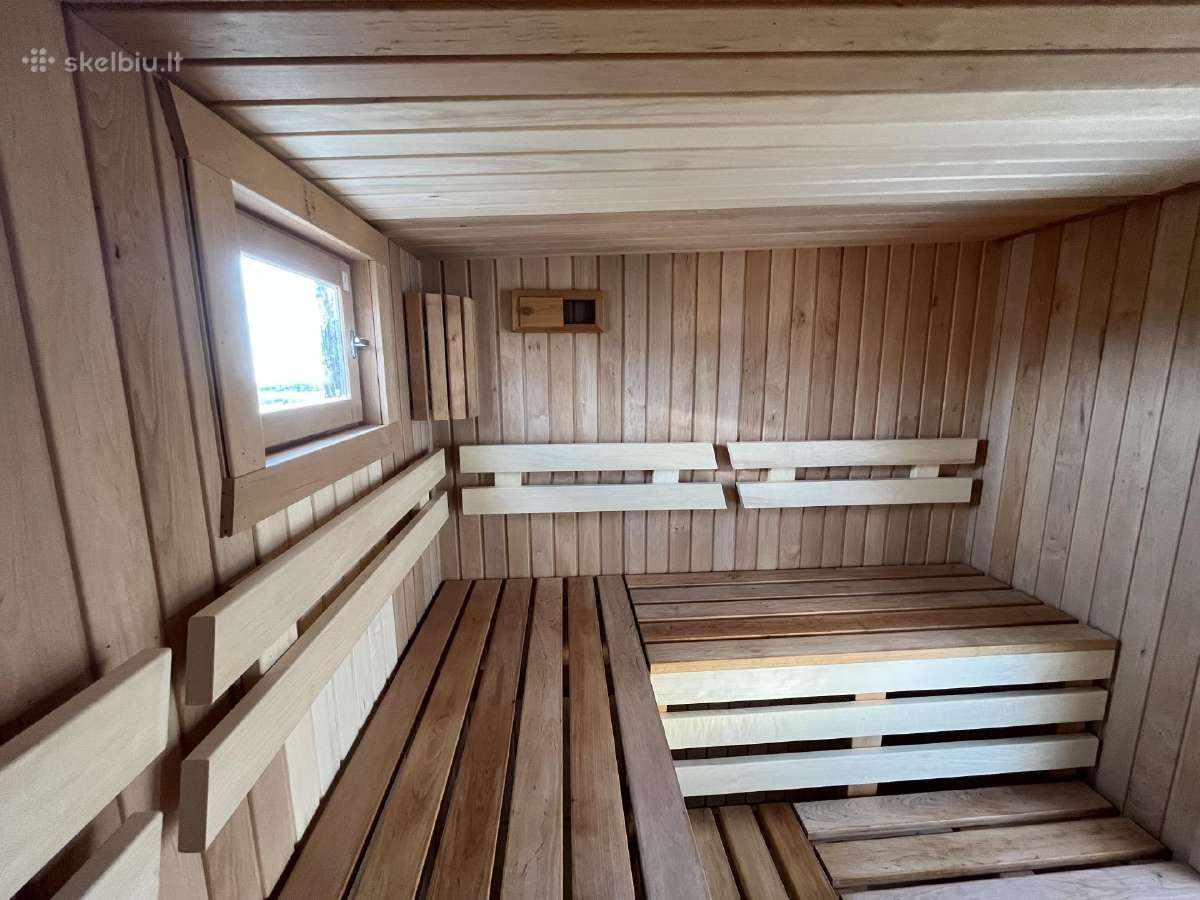 Pirtis sauna 2,5x2,10 su malkine krosnele - nuotraukos Nr. 11