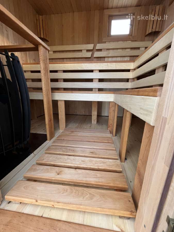 Pirtis sauna 2,5x2,10 su malkine krosnele - nuotraukos Nr. 15