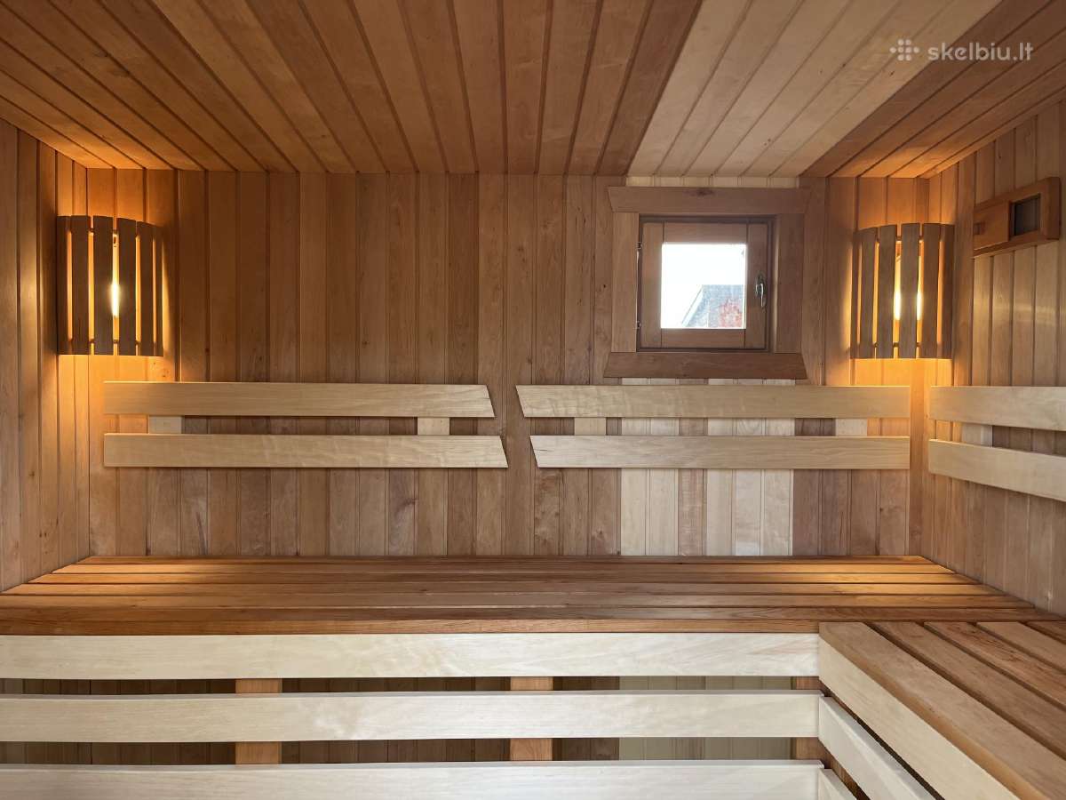 Pirtis sauna 2,5x2,10 su malkine krosnele - nuotraukos Nr. 17