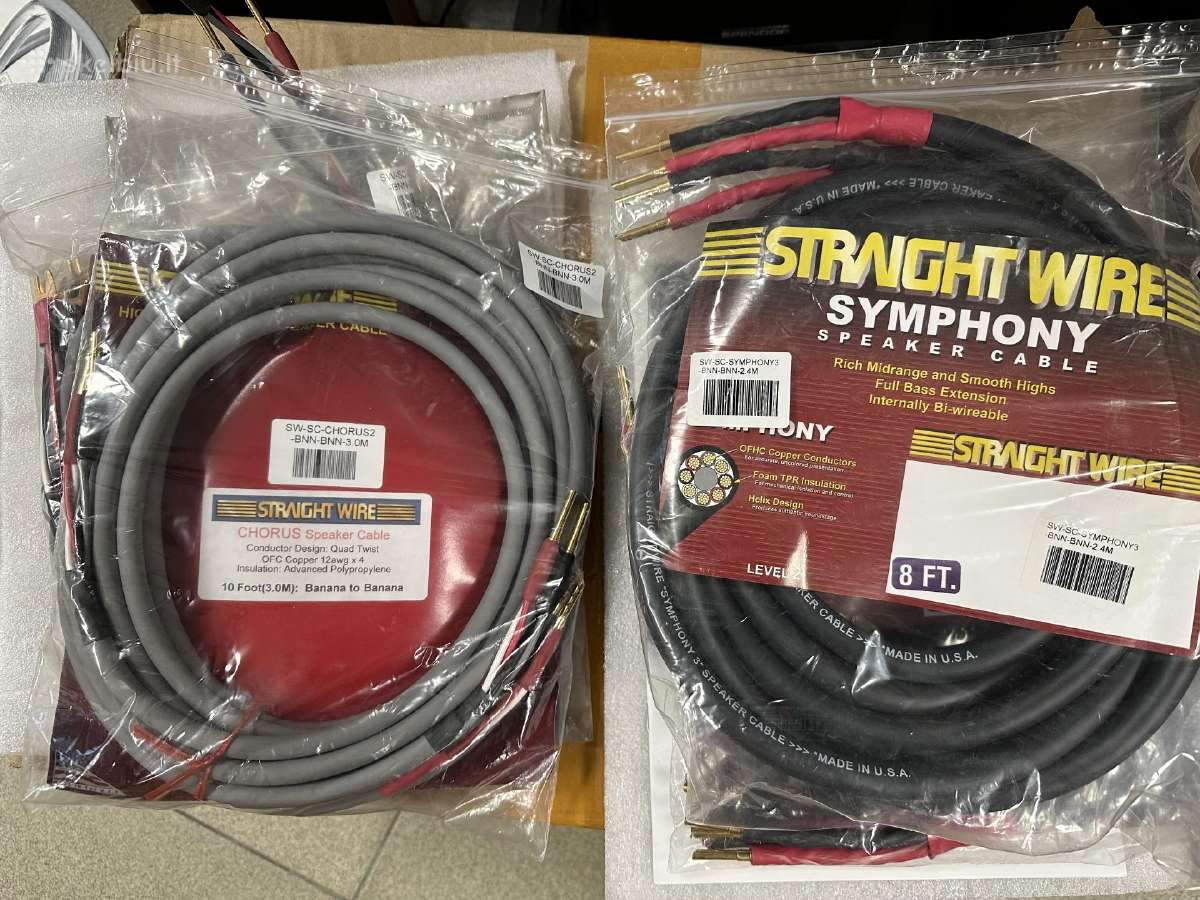 Straight Wire Chorus II Speaker kolonėlių laidai - nuotraukos Nr. 2