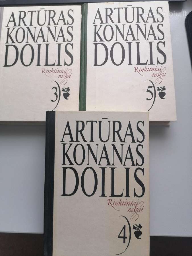 Artūras Konanas Doilis. Rinktiniai raštai 3,4, 5.