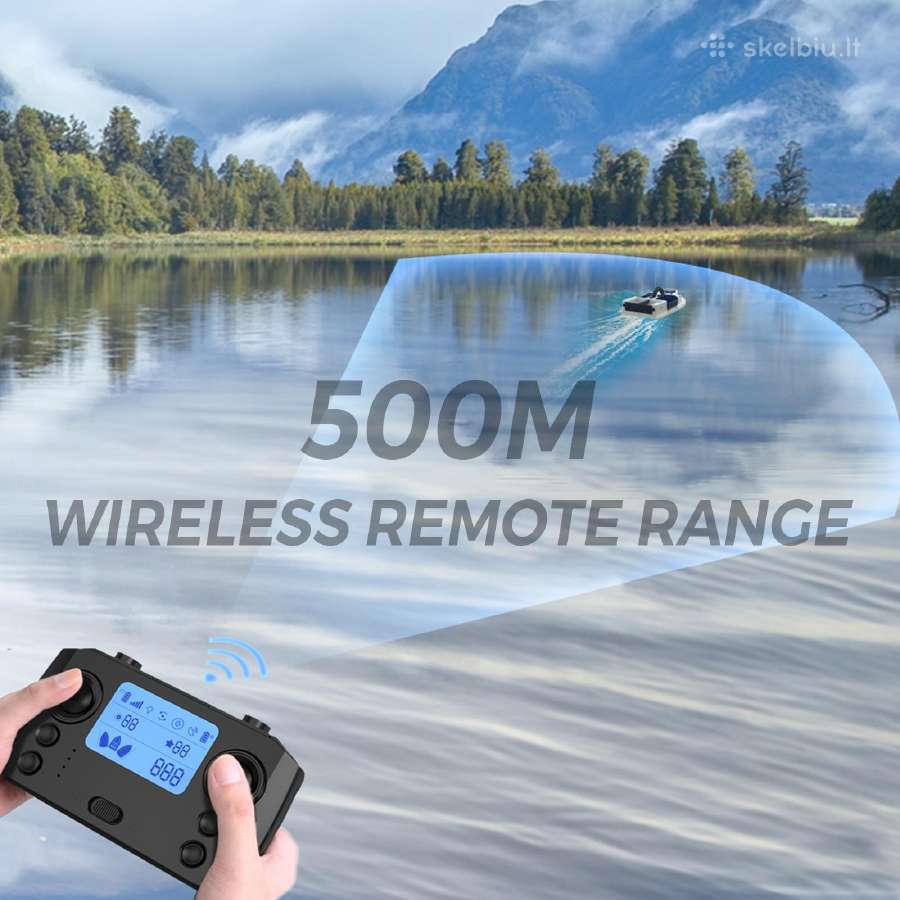 Flytec V019 pašarų laivelis su GPS navigacija - nuotraukos Nr. 4