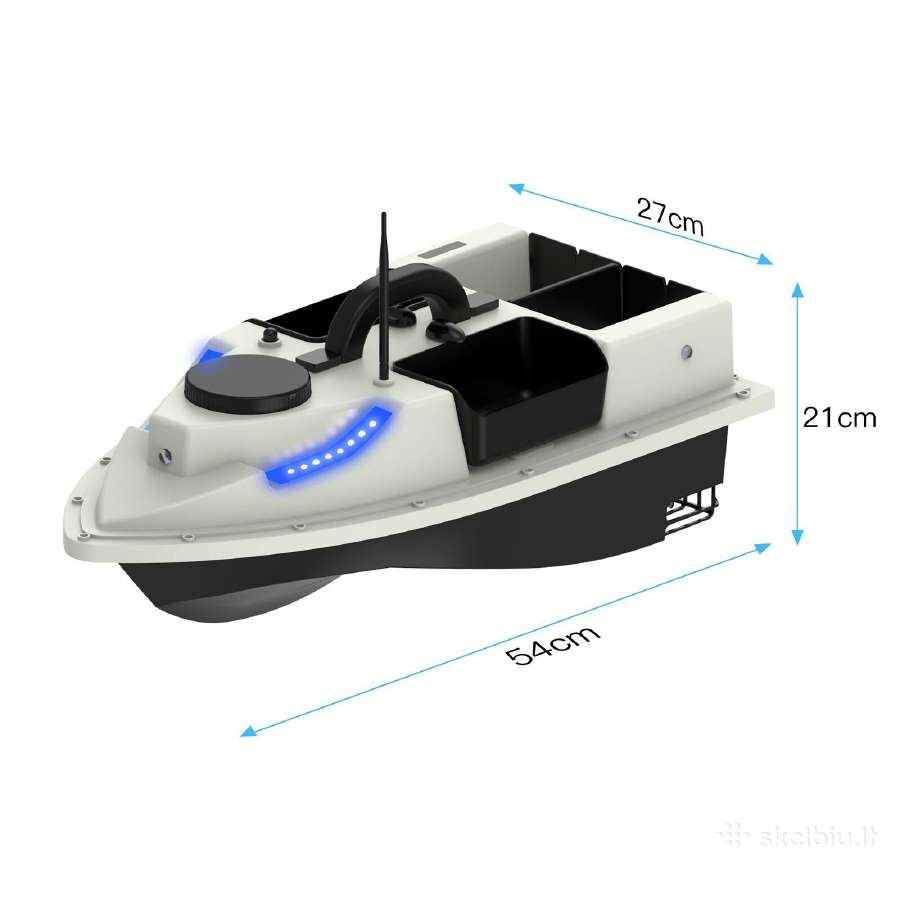 Flytec V019 pašarų laivelis su GPS navigacija - nuotraukos Nr. 11