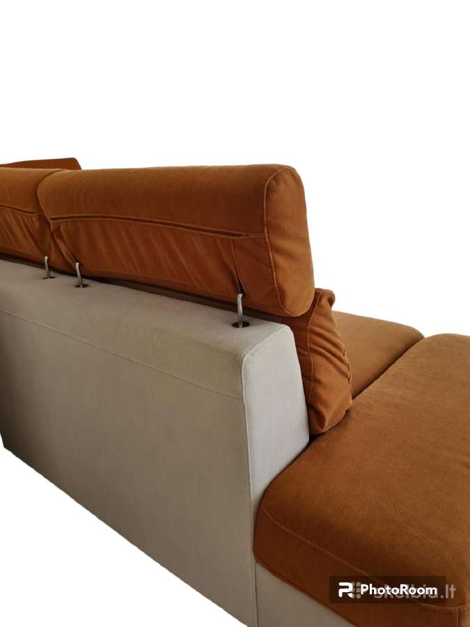 Kampinė sofa su miegama dalimi ir patalynės dėže - nuotraukos Nr. 15