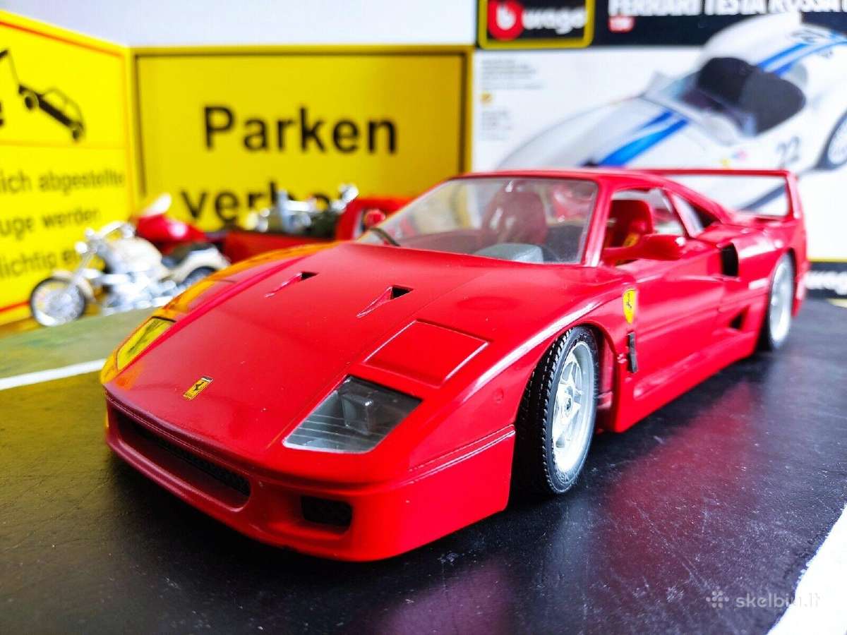 Ferrari F40 Bburago 1:18 made in italy 1987 - nuotraukos Nr. 2