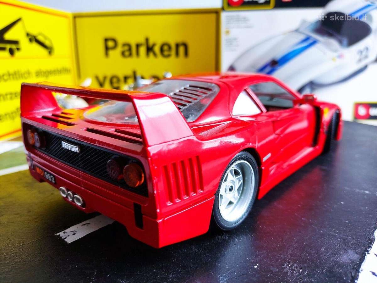 Ferrari F40 Bburago 1:18 made in italy 1987 - nuotraukos Nr. 4