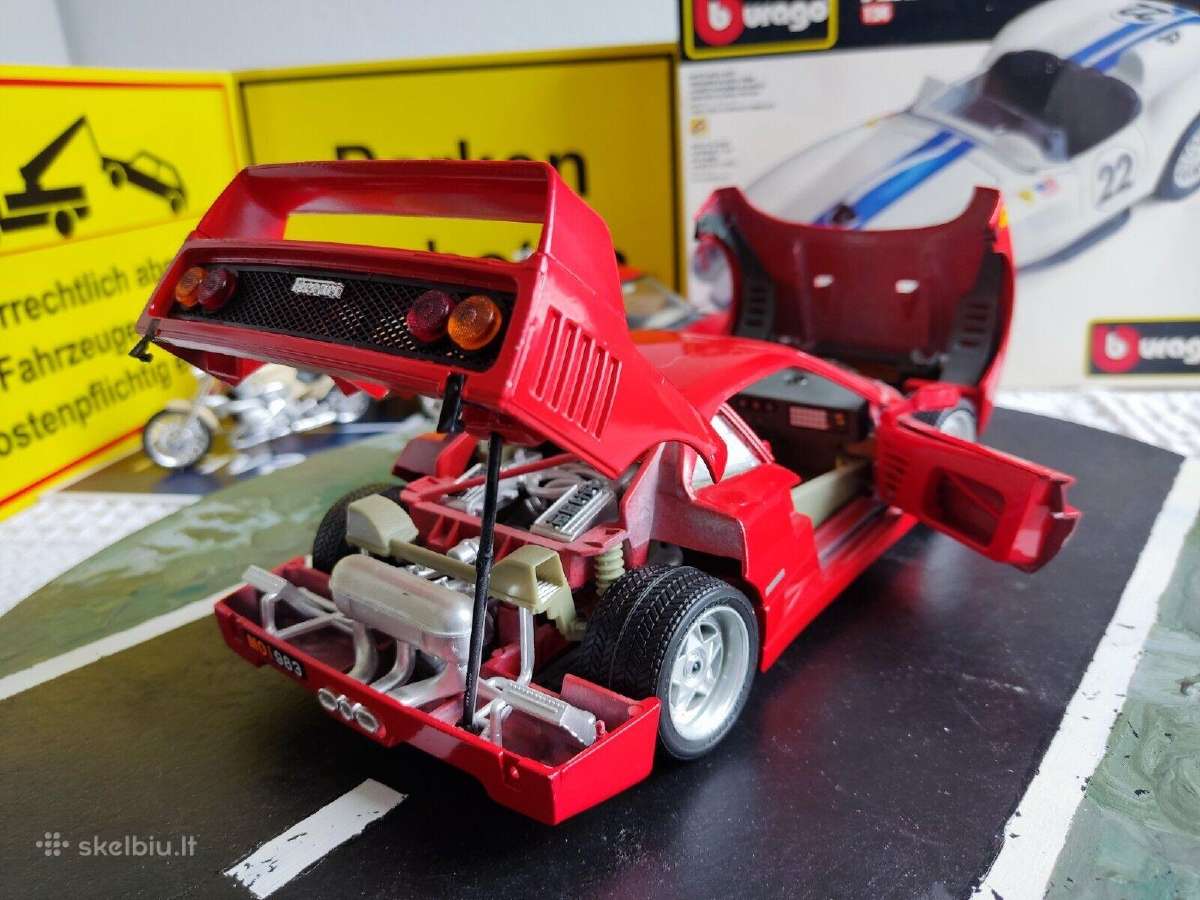Ferrari F40 Bburago 1:18 made in italy 1987 - nuotraukos Nr. 5