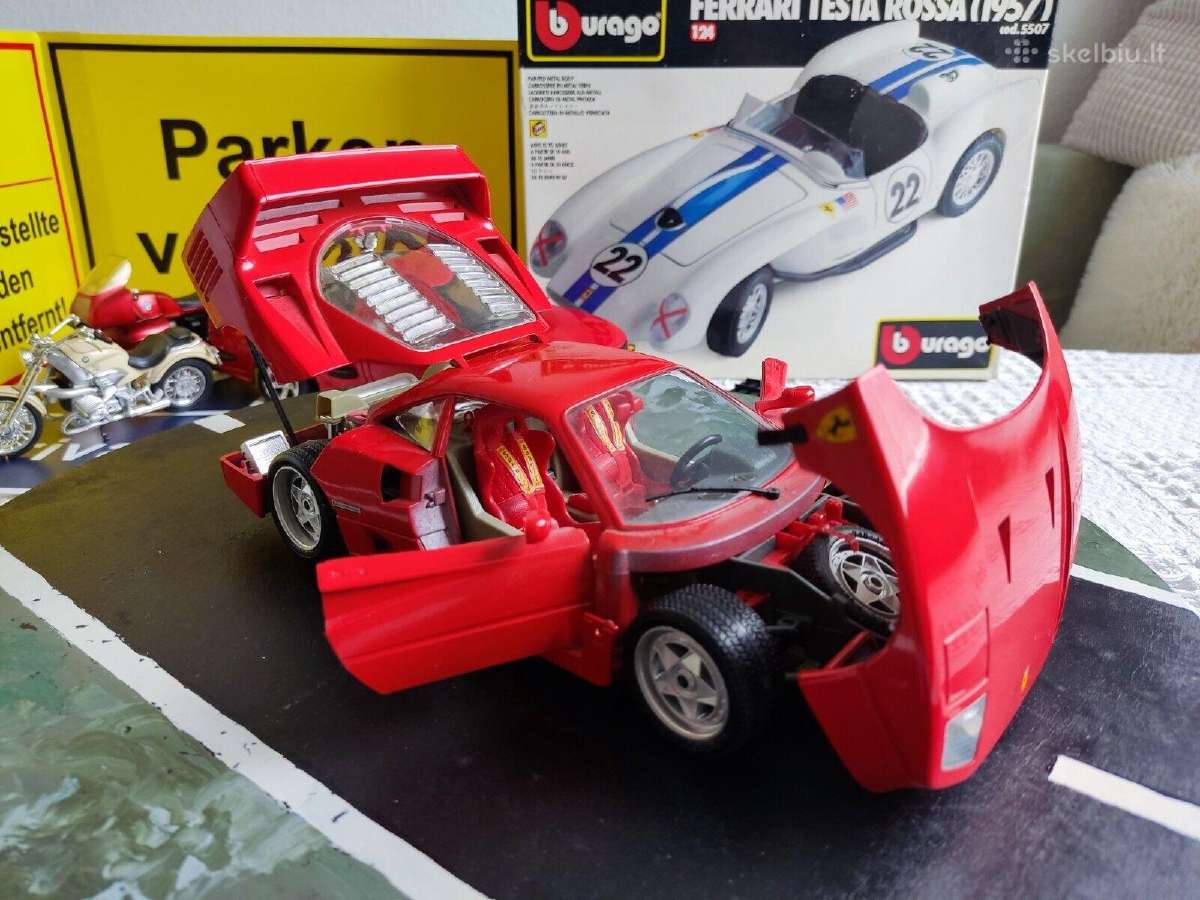 Ferrari F40 Bburago 1:18 made in italy 1987 - nuotraukos Nr. 6