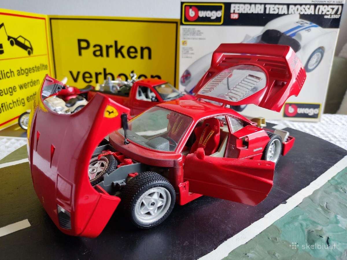 Ferrari F40 Bburago 1:18 made in italy 1987 - nuotraukos Nr. 7