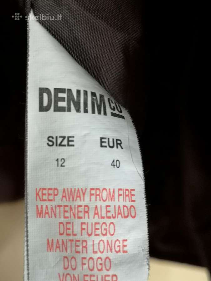 Denim Co ruda trumpa striukė - nuotraukos Nr. 8