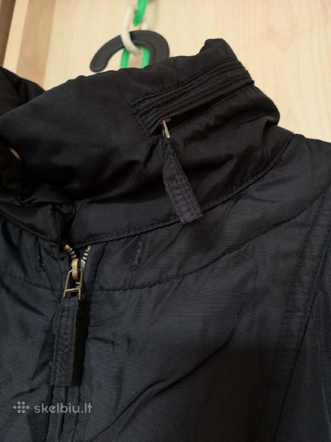 Zara basic juoda striukė su dirželiu - nuotraukos Nr. 6
