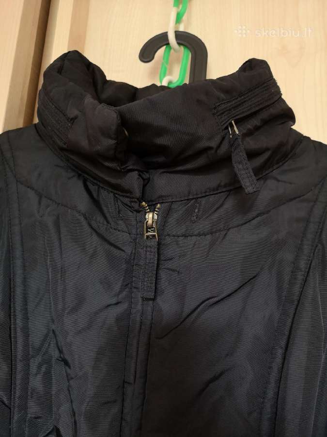 Zara basic juoda striukė su dirželiu - nuotraukos Nr. 7