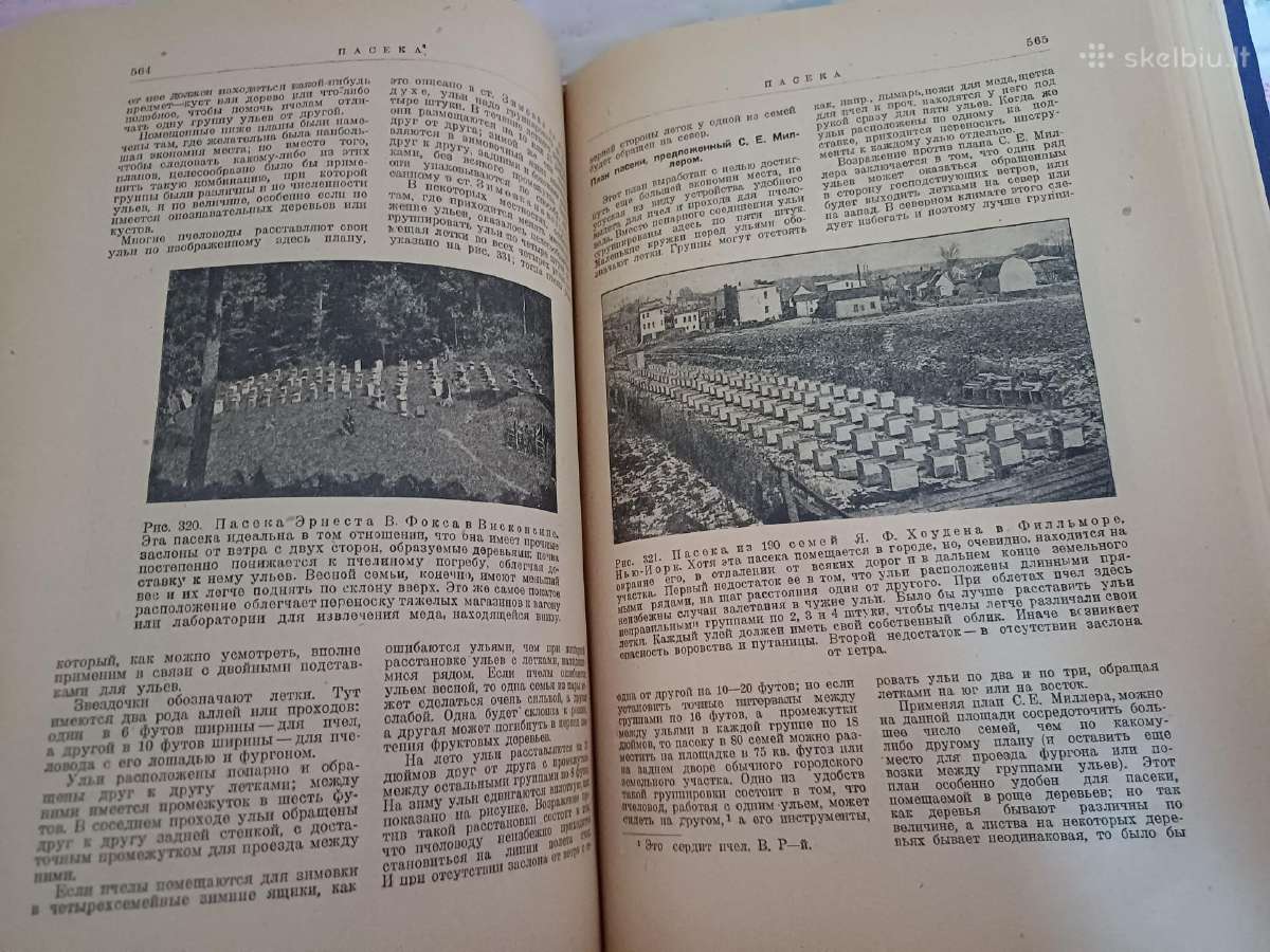 Parduodu knyga.энциклопедия пчеловодства1927 - nuotraukos Nr. 26
